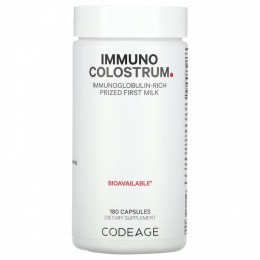 Codeage, Immuno Colostrum, 180 капсул