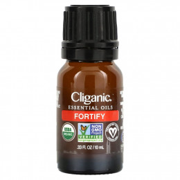 Cliganic, Fortify, смесь эфирных масел, 10 мл (0,33 жидк. Унции)