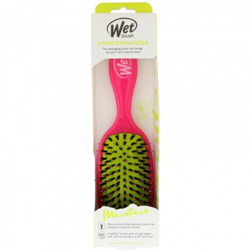 Wet Brush, Shine Enhancer Brush, Pink, 1 Brush