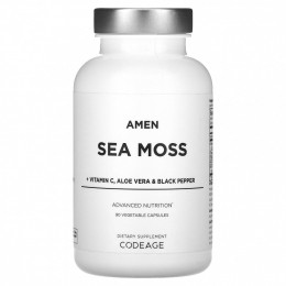 Codeage, Amen Sea Moss, 90 растительных капсул