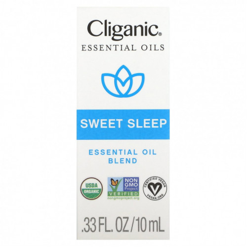 Cliganic, Смесь эфирных масел, Sweet Sleep, 10 мл (0,33 жидк. Унции)