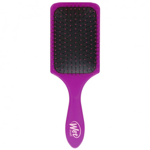 Wet Brush, Paddle Detangler Brush, щетка для легкого расчесывания, пурпурный, 1 шт.