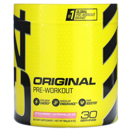 Cellucor, C4 Original, перед тренировкой, со вкусом клубники и арбуза, 165 г (5,8 унции)