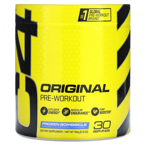 Cellucor, C4 Original, перед тренировкой, Frozen Bombsicle, 165 г (5,8 унции)