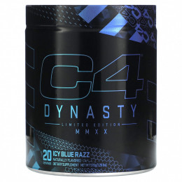 Cellucor, C4 Dynasty, Limited Edition MMXX, Icy Blue Razz, 570 г (1,26 фунта)