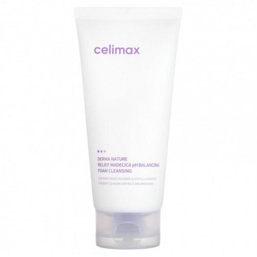 Celimax, Derma Nature Relief Madecica pH балансирующая пенка для умывания, 150 мл (5,07 жидк. Унции)