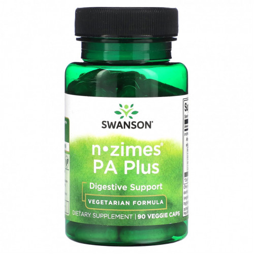 Swanson, N-Zimes PA Plus, 90 вегетарианских капсул