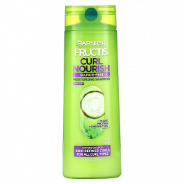 Garnier, Curl Nourish, увлажняющий шампунь, для всех типов локонов, 370 мл (12,5 жидк. Унции)