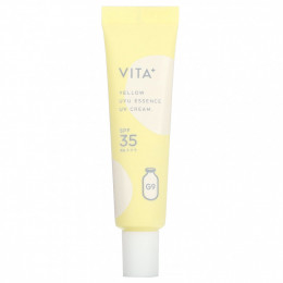 G9skin, Vita + UYU Essence UV Cream, солнцезащитный крем SPF 35 PA +++, желтый, 25 г