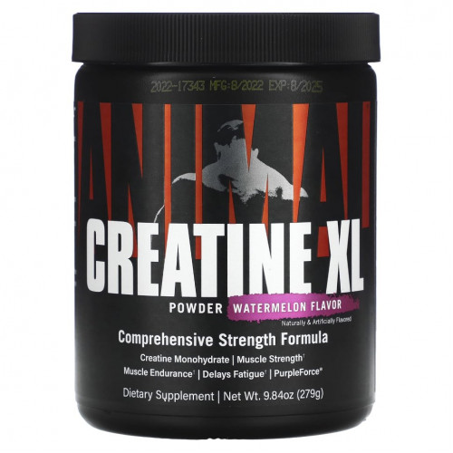 Animal, Creatine XL в порошке, арбуз, 278 г (9,84 унции)