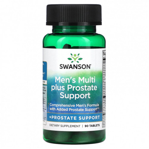 Swanson, Men's Multi Plus Prostate Support, 90 таблеток