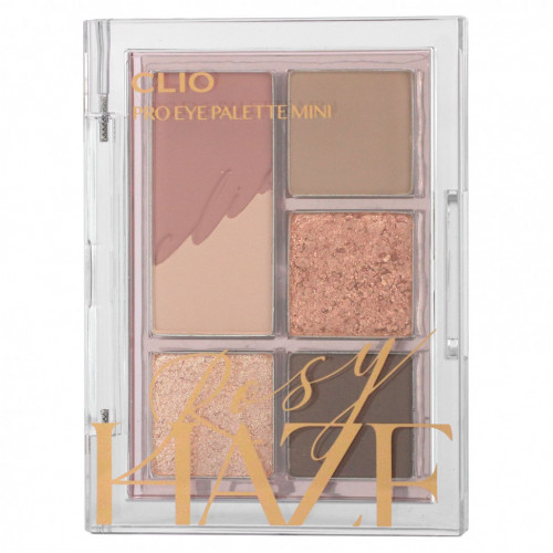 Clio, Pro Eye Palette Mini, 02 Rosy Haze, 1 мини-палитра