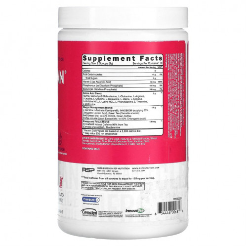 RSP Nutrition, AminoLean, фруктовый пунш, 630 г (22,22 унции)