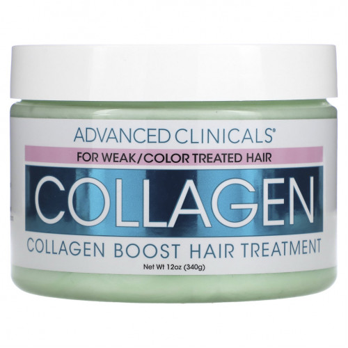 Advanced Clinicals, Collagen Boost Hair Treatment, 12 oz (340 g)