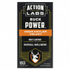 Action Labs, Для мужчин, Buck Power, бархат из оленьих рогов, 60 капсул