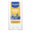 Mustela, Минеральное солнцезащитное средство-стик для детей, SPF 50, 17 г (0,6 унции)