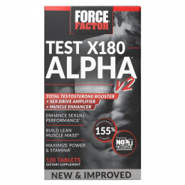 Force Factor, Test X180 Alpha V2`` 120 таблеток