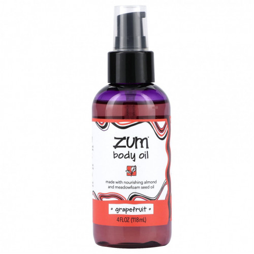 ZUM, Zum Body Oil, грейпфрут, 118 мл (4 жидк. Унции)