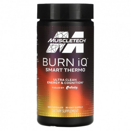 MuscleTech, Burn iQ, Smart Thermo`` 100 капсул