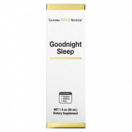 California Gold Nutrition, Goodnight Sleep, средство для спокойного сна, 30 мл (1 жидк. унция)