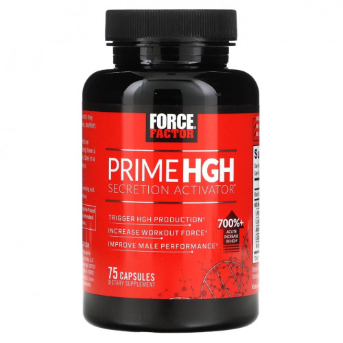 Force Factor, Prime HGH Secretion Activator, 75 капсул