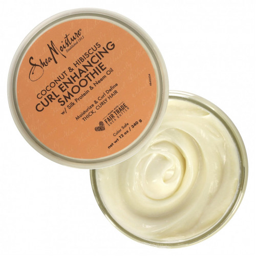 SheaMoisture, Смузи для локонов, кокос и гибискус, 340 г (12 унций)