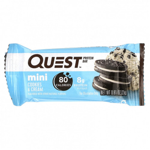 Quest Nutrition, Протеиновый батончик, мини-печенье, 14 батончиков, 23 г (0,81 унции)