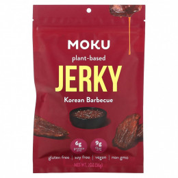 Moku, Растительное вяленое мясо, корейское барбекю, 56 г (2 унции)