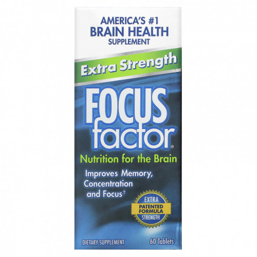 Focus Factor, Extra Strength, 60 таблеток