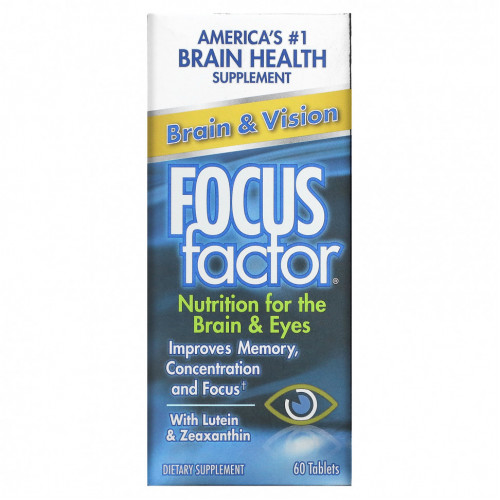 Focus Factor, Brain & Vision, 60 таблеток