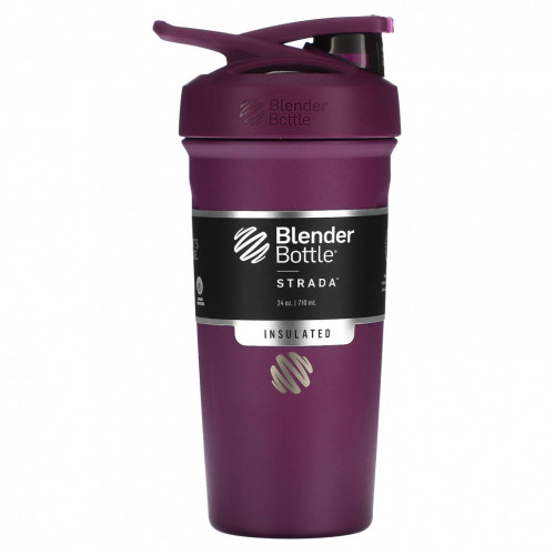 Blender Bottle, Strada, с изоляцией из нержавеющей стали, слива, 710 мл (24 унции)