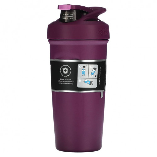 Blender Bottle, Strada, с изоляцией из нержавеющей стали, слива, 710 мл (24 унции)