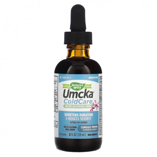 Nature's Way, Umcka ColdCare, 99.9% Alcohol-Free Drops, 2 fl oz (59 ml)