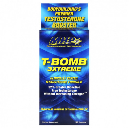 MHP, T-Bomb 3Xtreme`` 168 капсул