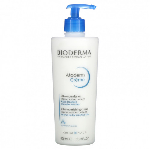 Bioderma, Atoderm, ультрапитательный крем, 500 мл (16,9 жидк. Унции)