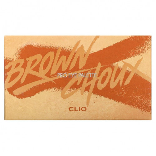 Clio, Pro Eye Palette, 02 Brown Choux, 1 палитра