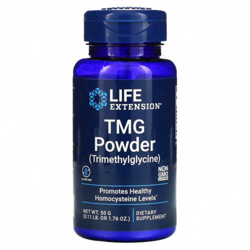 Life Extension, TMG порошок (триметилглицин), 50 г (1,76 унции)