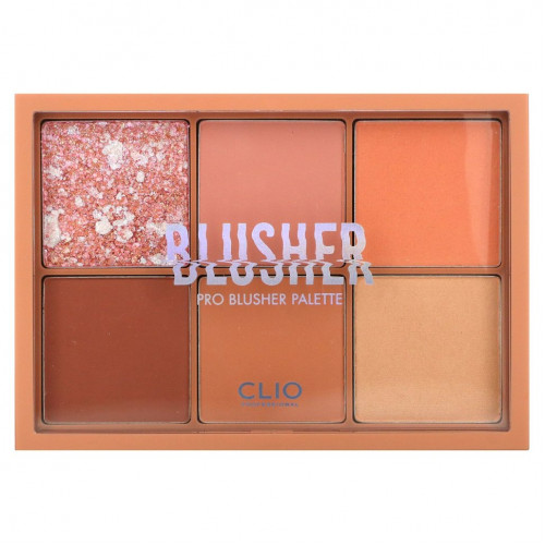 Clio, Pro Blusher Palette, Mute Petal, 1 палитра