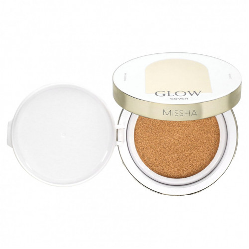 Missha, Glow Cushion, № 25, янтарный, 14 г (0,49 унции)