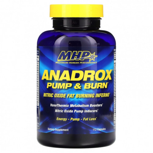 MHP, Anadrox Pump & Burn, 112 капсул