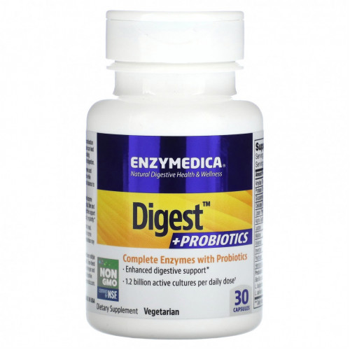 Enzymedica, Digest + Probiotics`` 30 капсул