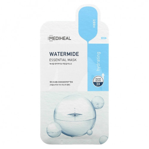 Mediheal, Watermide Essential Beauty Mask, 4 шт., По 24 мл (0,81 жидк. Унции)