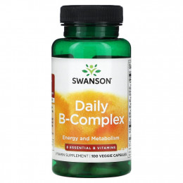 Swanson, Daily B-Complex, 100 растительных капсул