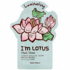 Tony Moly, I'm Lotus,тканевая маска для придания сияния, 1 шт., 21 г (0,74 унции)