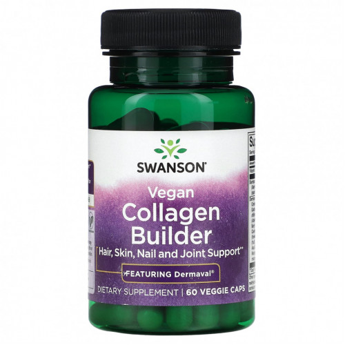 Swanson, Vegan Collagen Builder, 60 растительных капсул