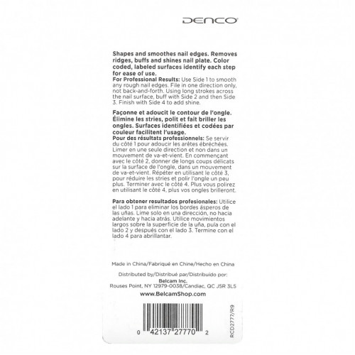 Denco, 4-Way Buffing Block, 2777, 1 Tool