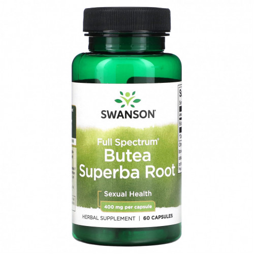 Swanson, Full Spectrum Butea Superba, корень, 400 мг, 60 капсул