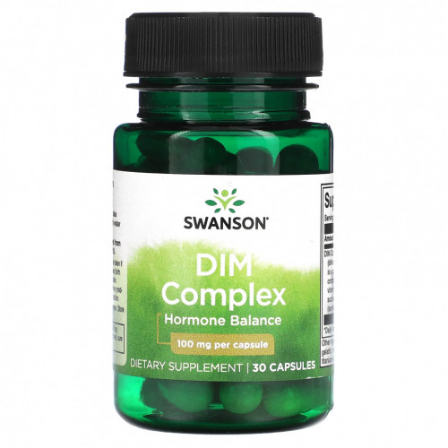 Swanson, DIM Complex, 100 мг, 30 капсул