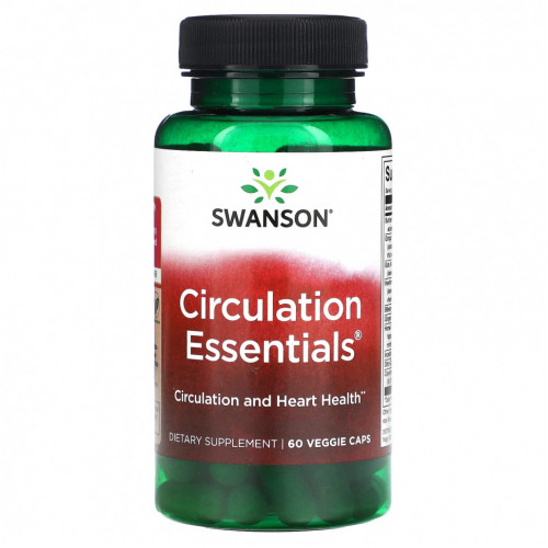 Swanson, Circulation Essentials, 60 растительных капсул