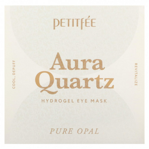 Petitfee, Кварцевая гидрогелевая маска для глаз Aura,